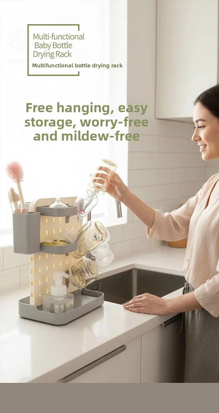 Baby Bottle Drying Rack Vertical Bottle Dryer Rack