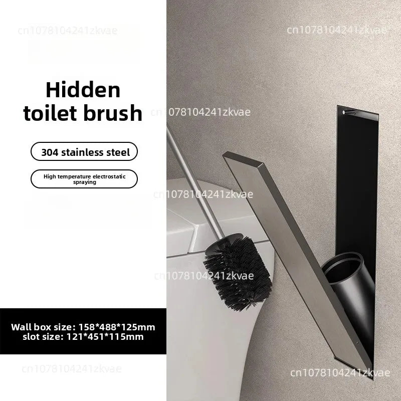 Stainless Steel Wall Mounted Hidden Cabinet Bathroom Toilet