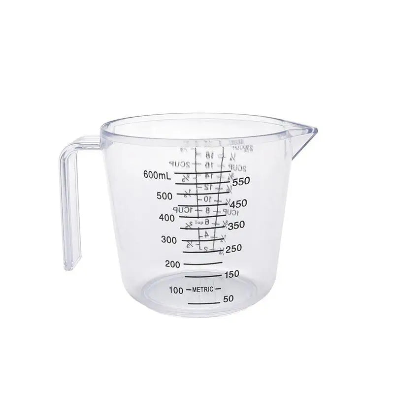150/300/600/1000ml Baking Liquid Measuring Cups Scale Cup Plastic