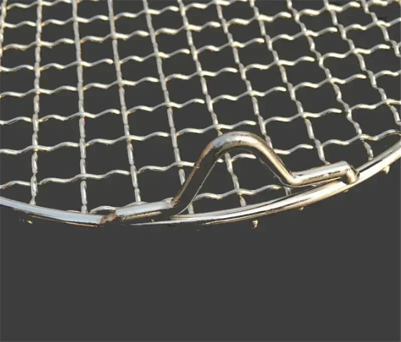 304 Stainless Steel Round Bbq Net Foot Barbecue