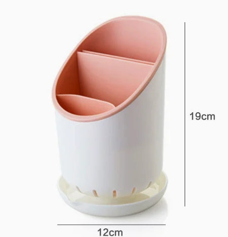 1pc Plastic Cutlery Drain Rack Chopsticks Spoon Fork