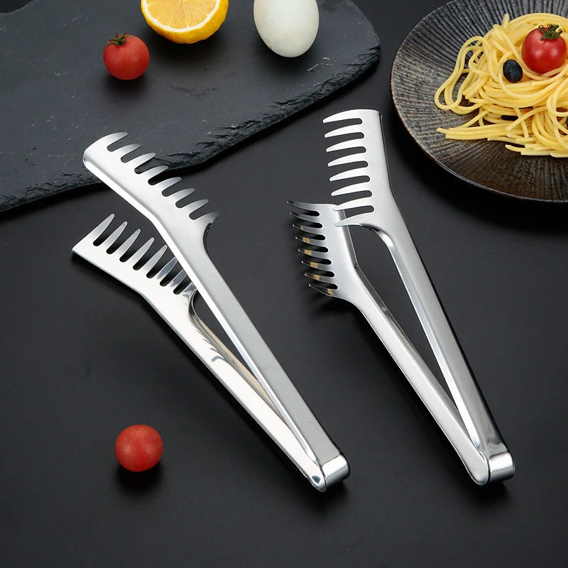 Stainless Steel Spaghetti Tong Inch Pasta Clip Comb