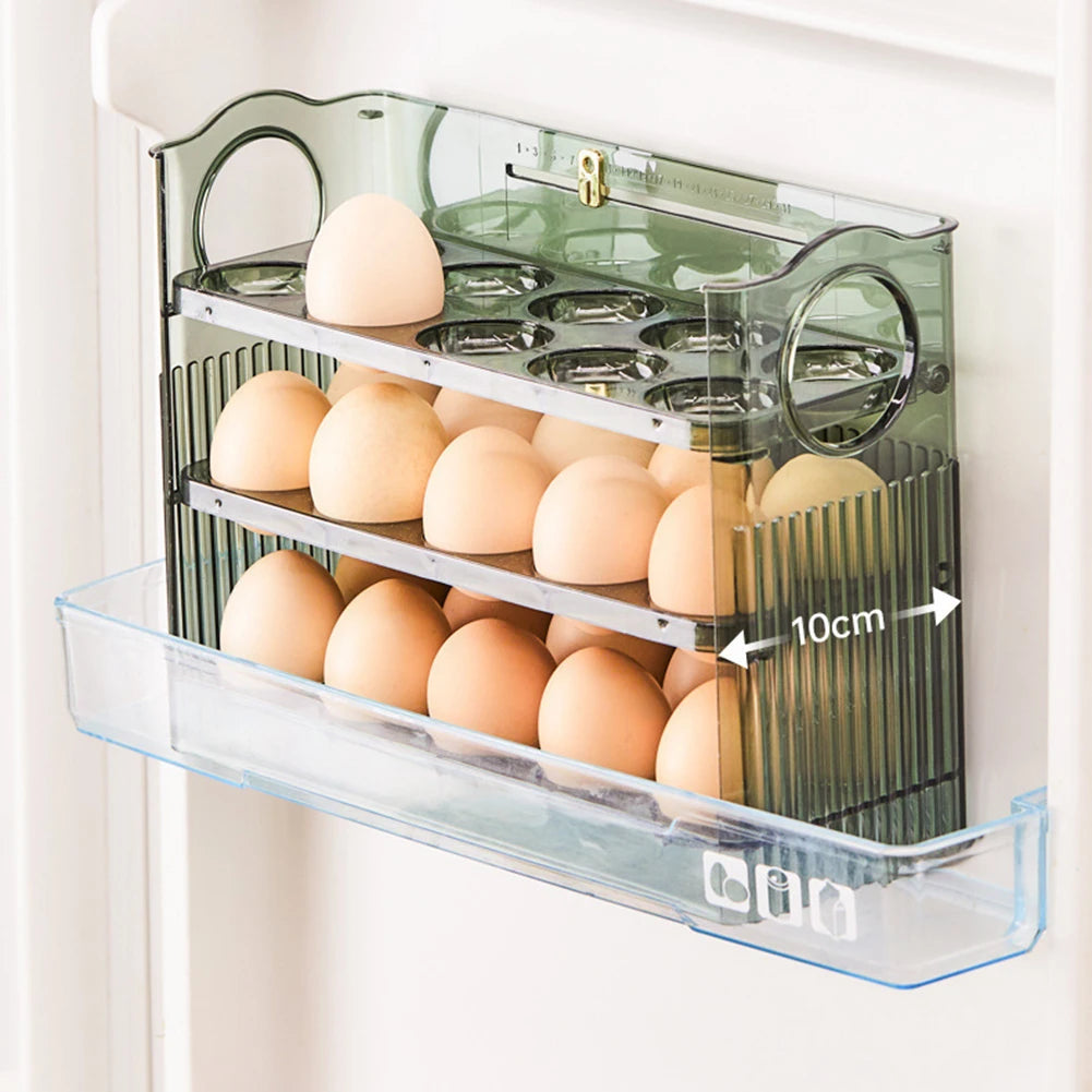 Egg Holder Large Capacity Egg Fridge Storage Box