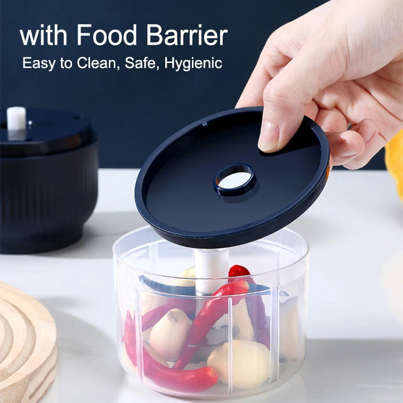 250ml Mini Wireless Usb Rechargeable Electric Vegetable Chopper