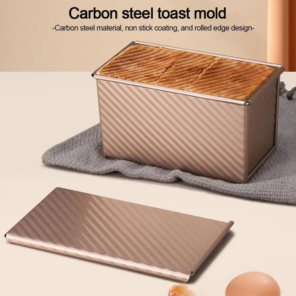 Carbon Steel Loaf Pan Rectangle Shape Cover Bread
