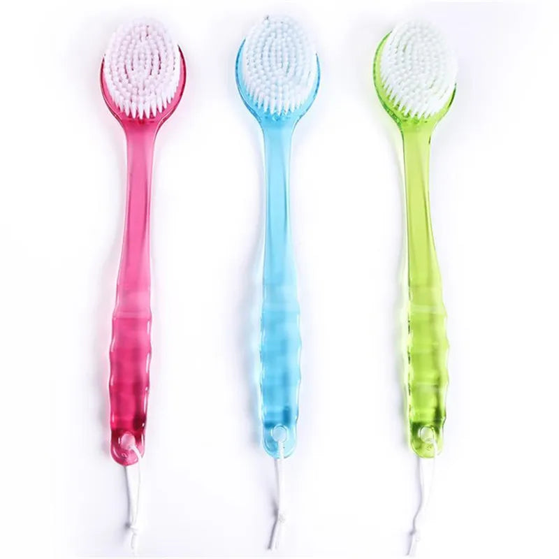 1pc Long Handle Bath Brush Soft Hair Bath