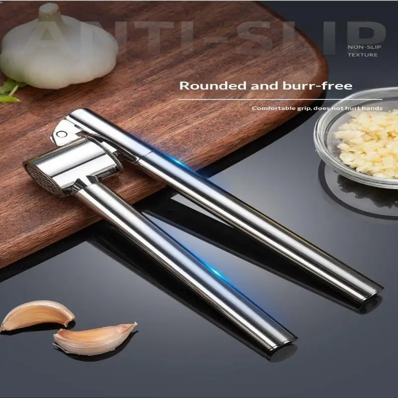 Garlic Press Mincer Squeezer Ergonomic Handle Multi Use