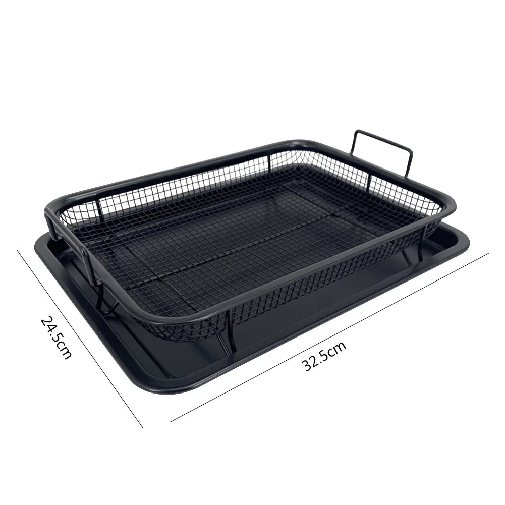 Baking Tray Oil Frying Baking Pan Non-Stick Chips