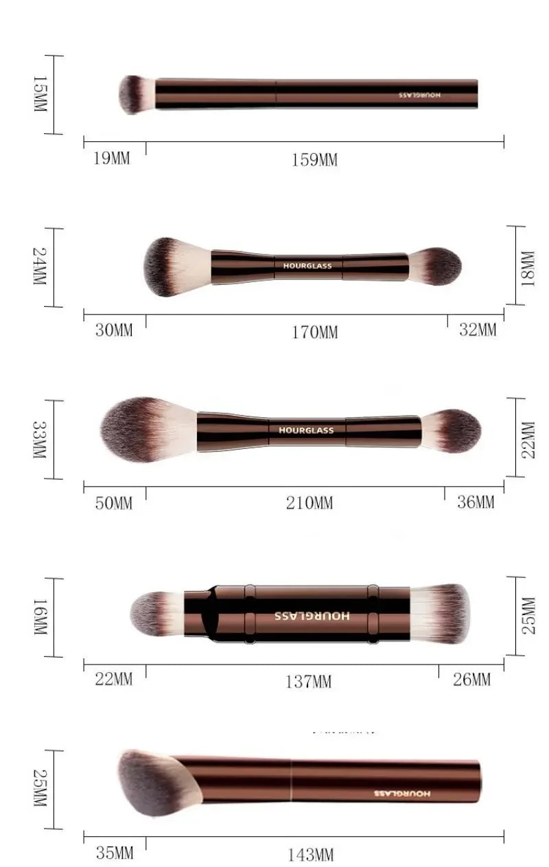 Hourglass Full 23pcs Luxury Makeup Brushes Soft Synthetic