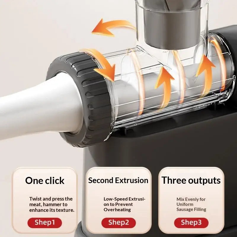 Sausage Stuffing Machine Homemade Sausages Stainless Steel