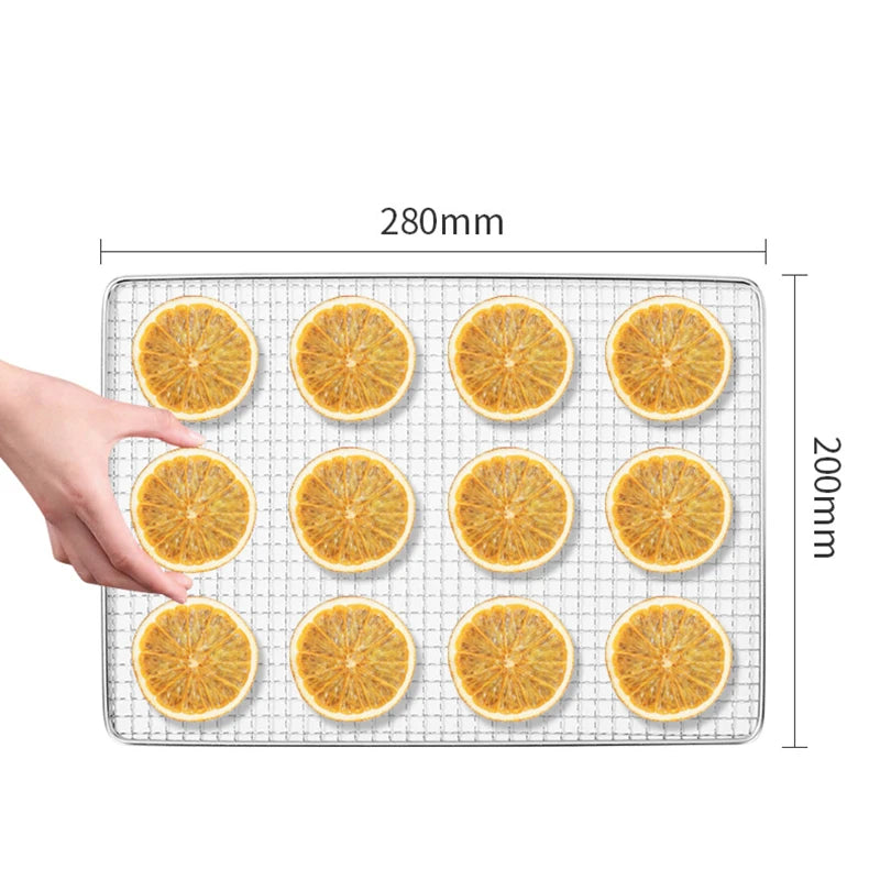 8/6 Layers Food Dehydrator Stainless Steel Fruit Vegetable