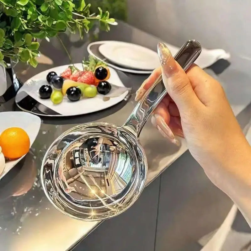 Short Handle Large Ramen Bouillon Spoon Deepen Tablespoons