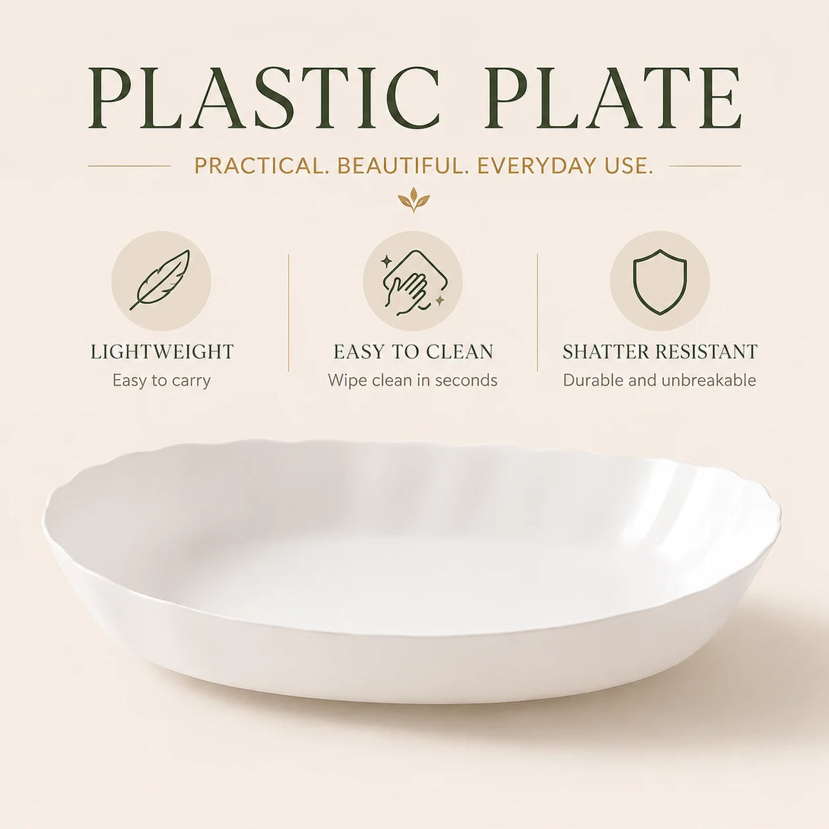 2/3-Tier Plastic Fruit Bowl Stand Metal Frame Large