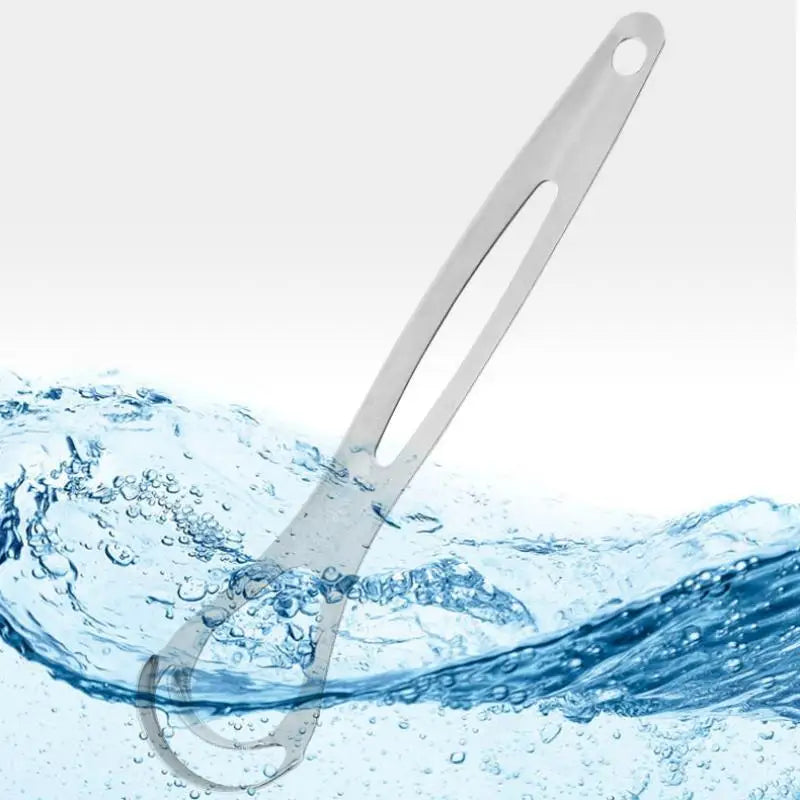 Stainless Steel Tongue Scraper Cleaner Scrapers Brush Mouth