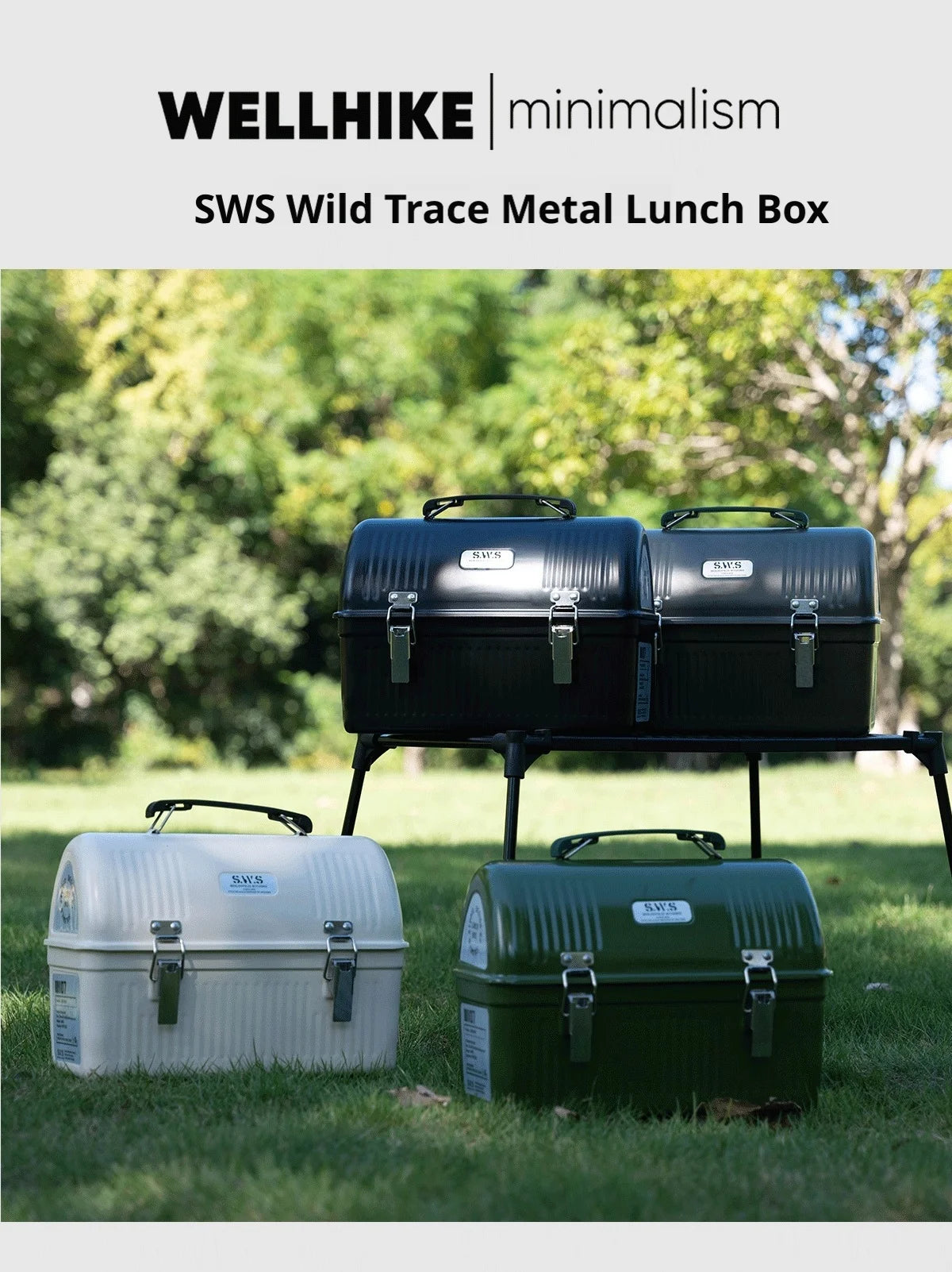 Wellhike- Outdoor Sws Wild Trace Metal Lunch Box