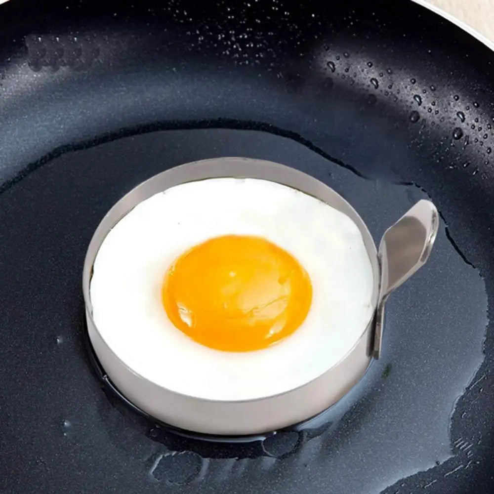 2pcs Thickened 304 Stainless Steel Round Fried Eggs