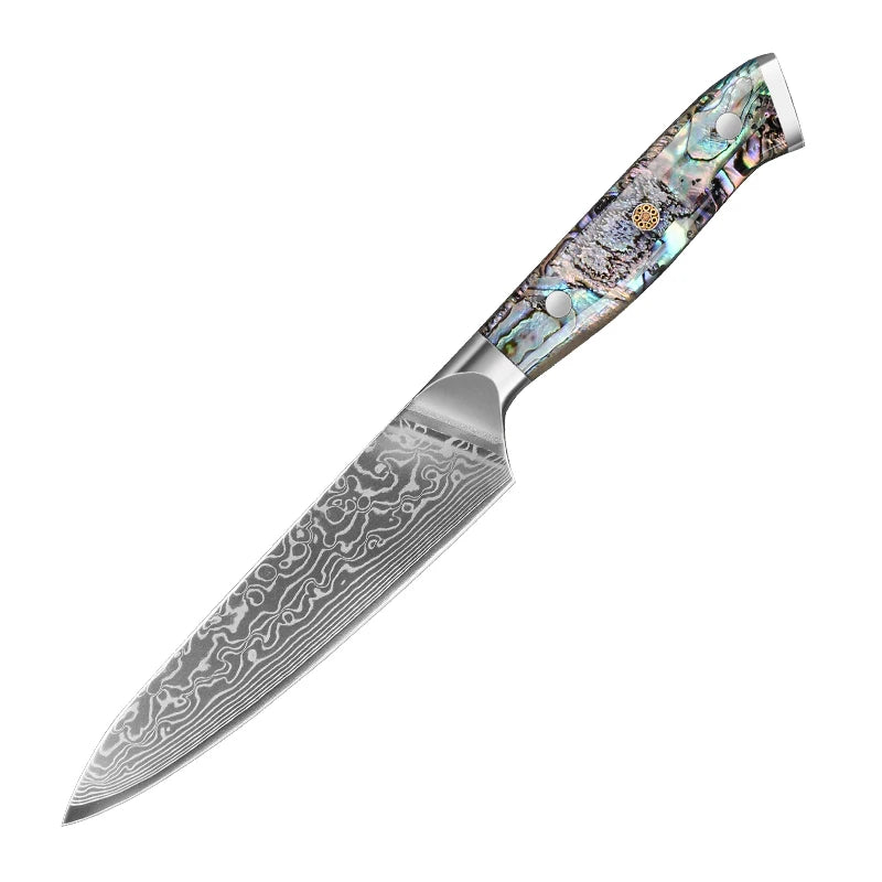 1-7 Chef Knife Super Sharp Japanese Damascus Steel