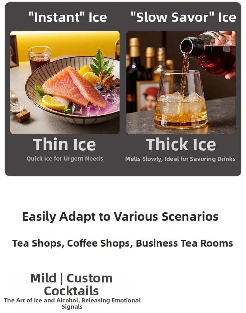Mini Automatic Ice Maker Machine Compact Dorm/Office/Caf 15kg