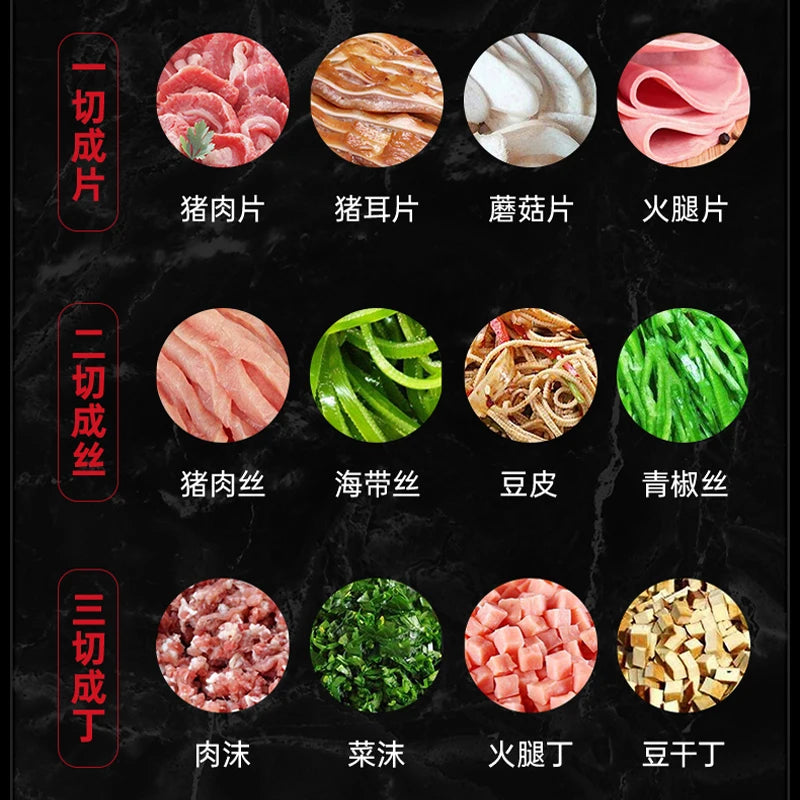 Meat Slicer Commercial Stainless Steel Meat Slicing Machine