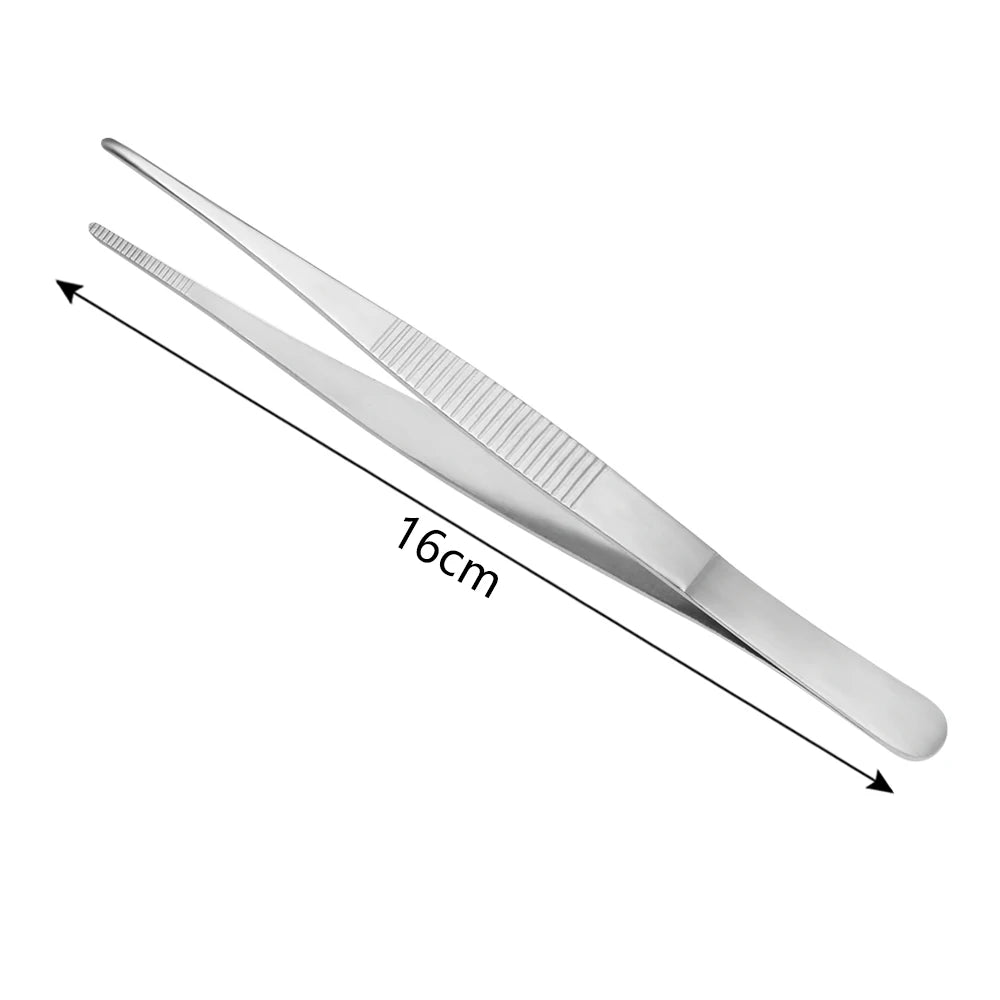 Tongs Utensils Bbq Tweezer Food Clip Stainless Steel