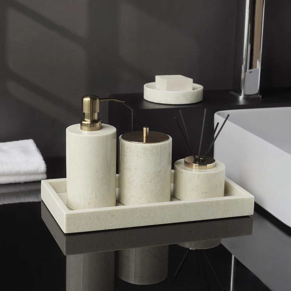 Crema Nuova Natural Marble Bathroom Elegent Soap Dish