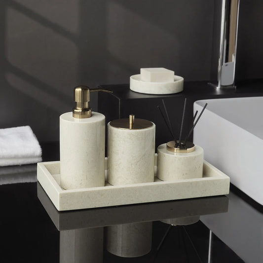 Crema Nuova Natural Marble Bathroom Elegent Soap Dish