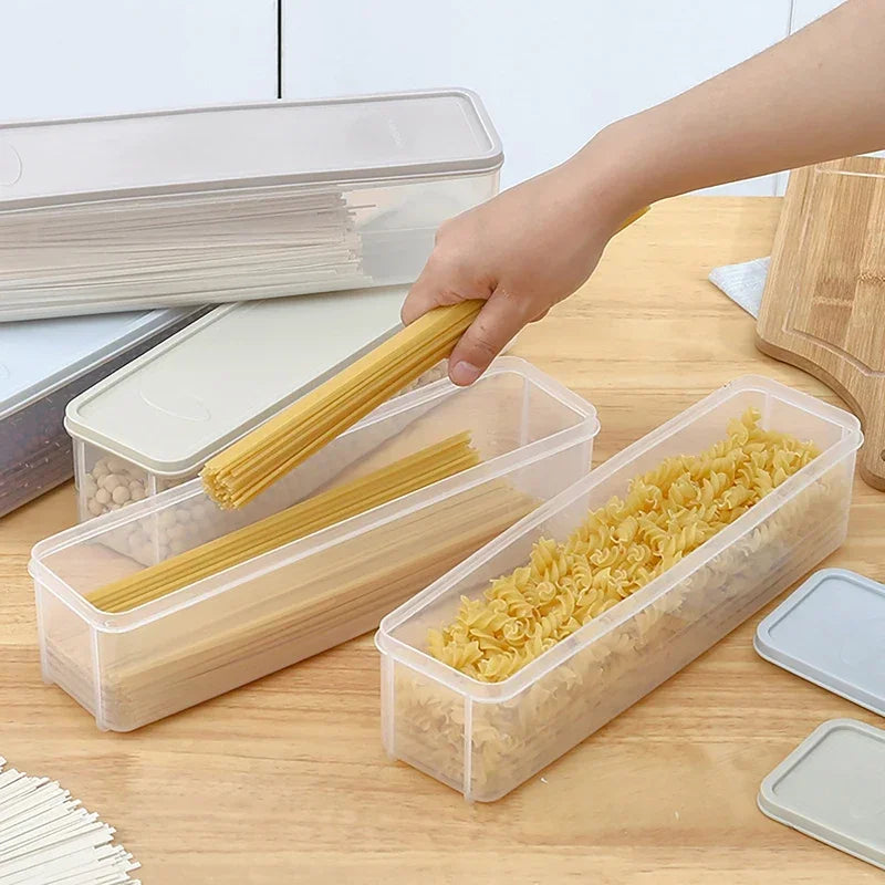 Airtight Plastic Food Storage Containers Lids Pantry Organizer