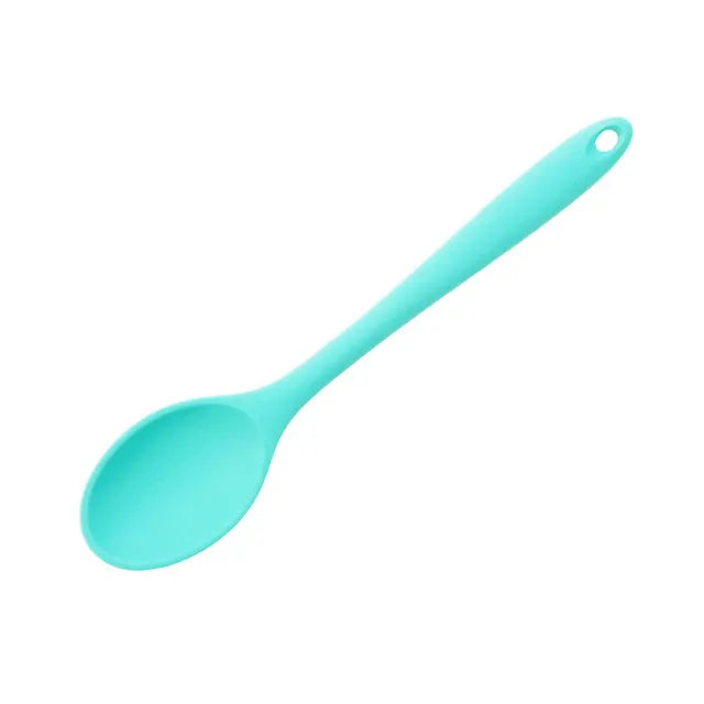 Jcd Silicone Spoon Long Handle Kids Mixing Soup