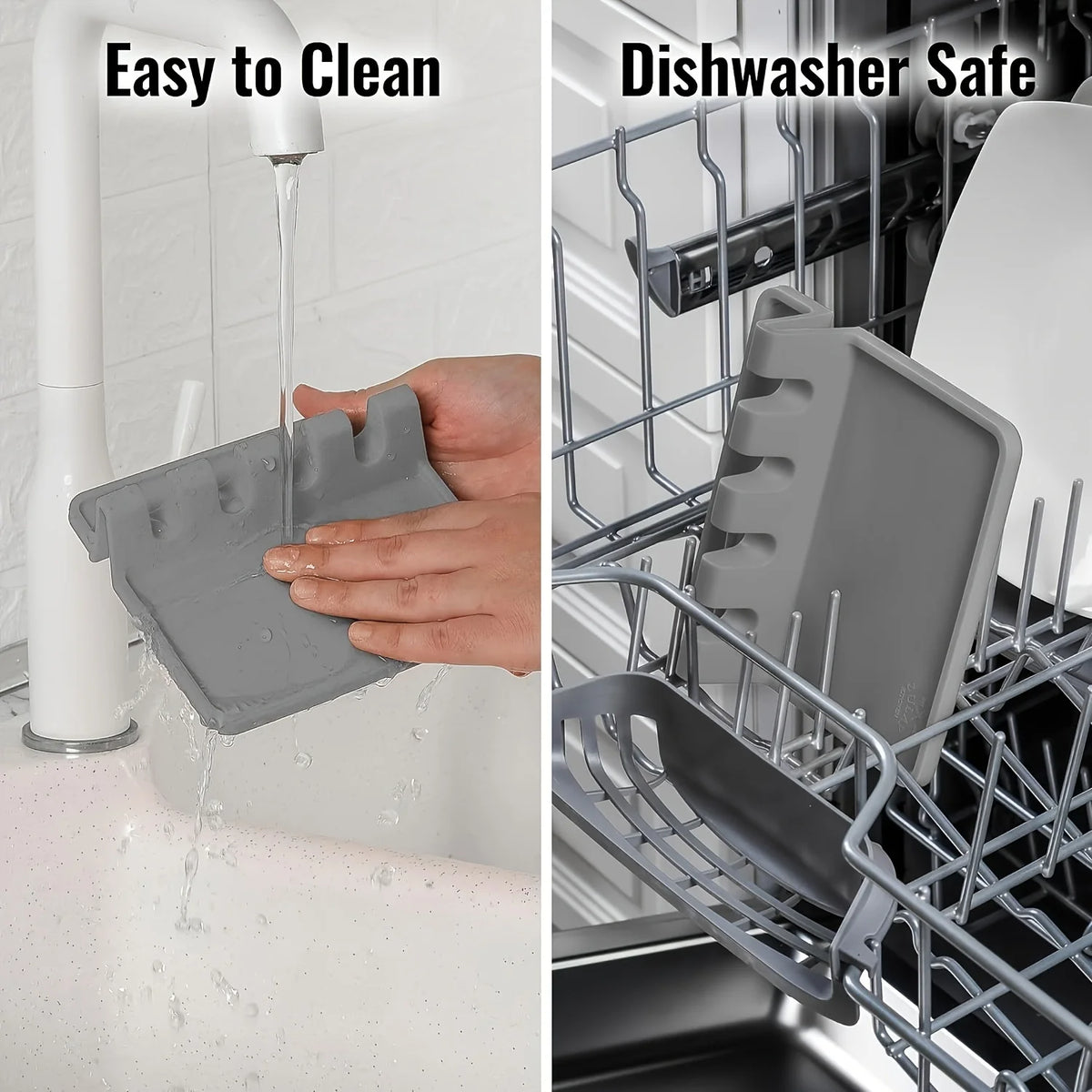 Silicone Kitchenware Rack Tableware Drying Mat Spoon Chopsticks