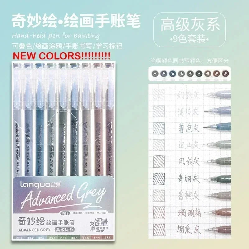Languo 288/9 Colors Direct Liquid Acrylic Marker Soft