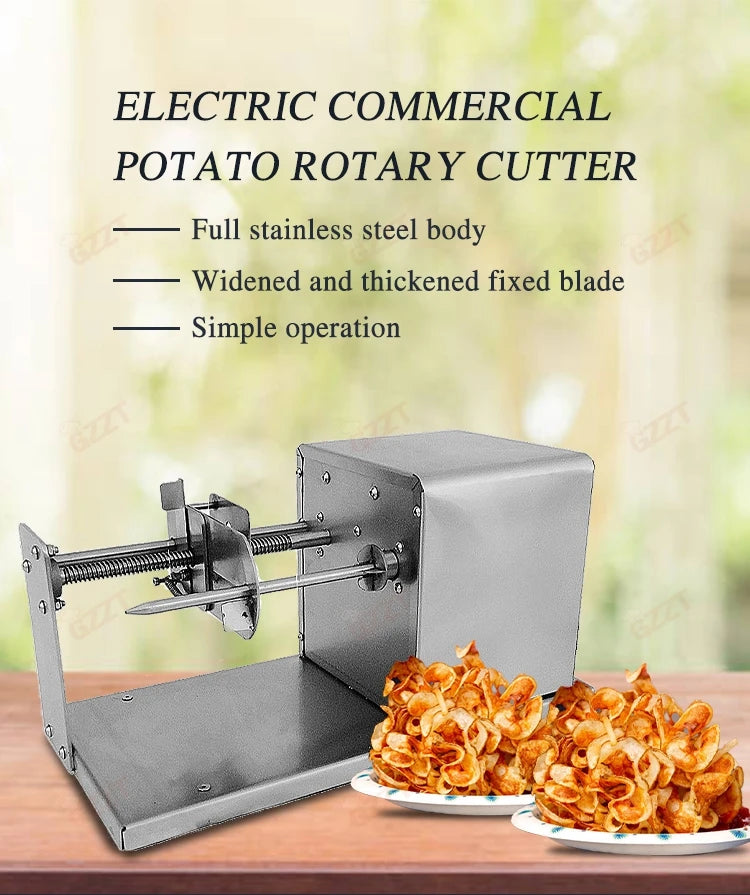 Gzzt Potato Flower Machine Fruit Vegetable Slicer Rotary