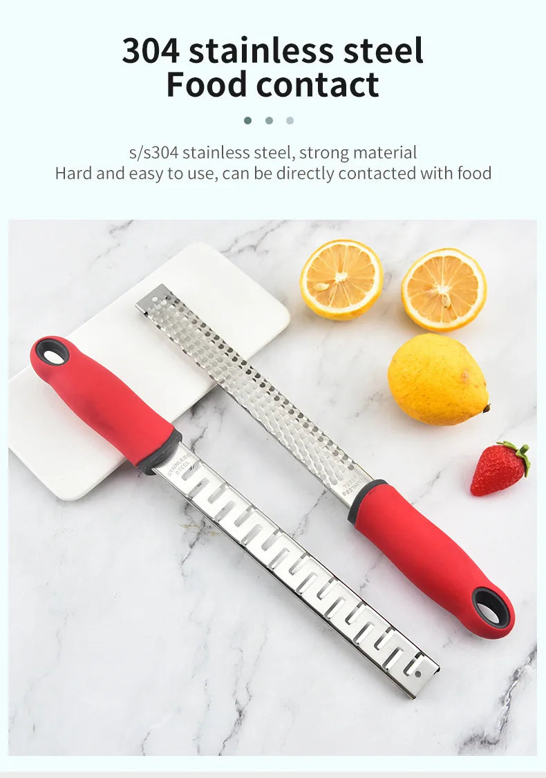 304 Stainless Steel Cheese Knife Cheese Grater Lemon