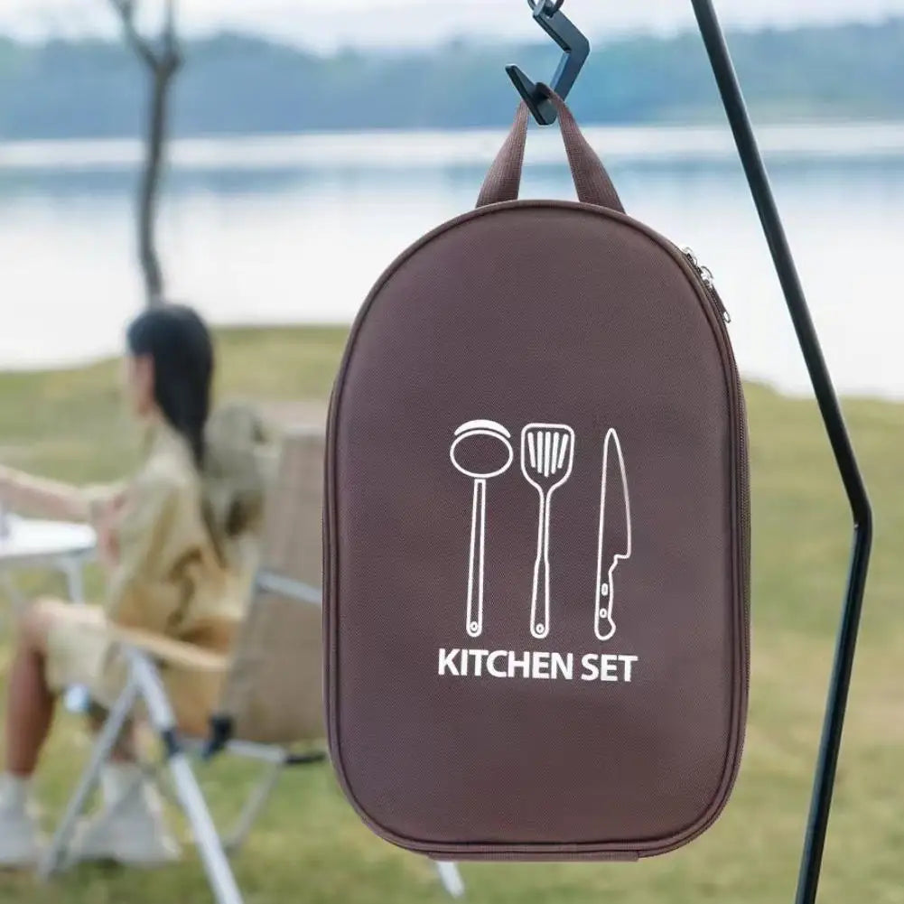 Camping Utensil Storage Bag Waterproof Organizer Pouch Outdoor