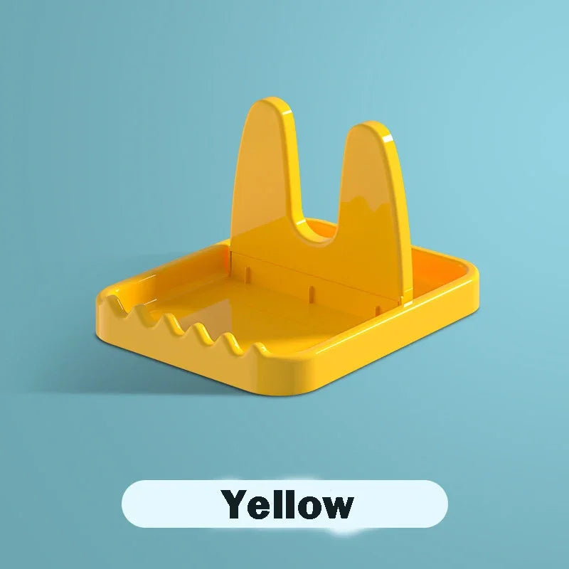 Foldable Pot Lid Rack Plastic Spoon Holder Fork