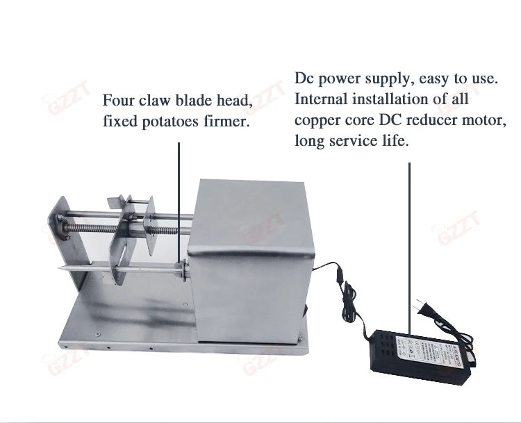 Gzzt Potato Flower Machine Fruit Vegetable Slicer Rotary