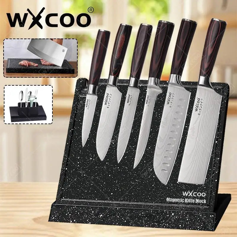 Wxcoo Damascus Pattern Chef Knife Professional Japanese Knives