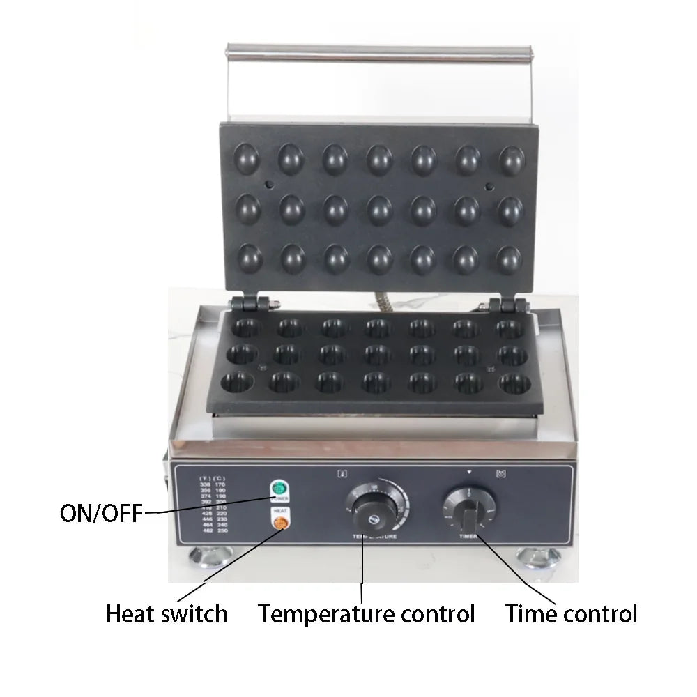 Homewise Electric Waffle Maker 1550w Nut Shaped Waffle