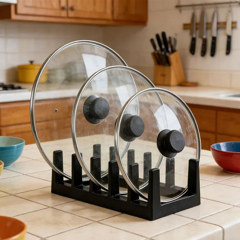 Pot Lid & Dish Rack Plastic Organizer Plates