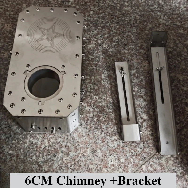 Camping Firewood Stove Anti Spark Mars Heating Chimney