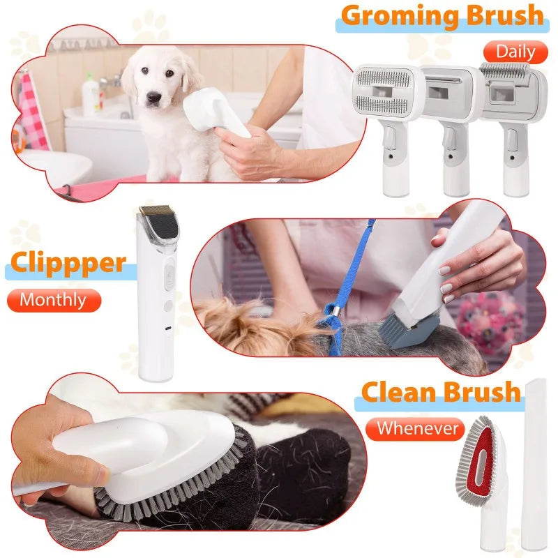Zongyan Pet All In One Grooming Vacuum Kit