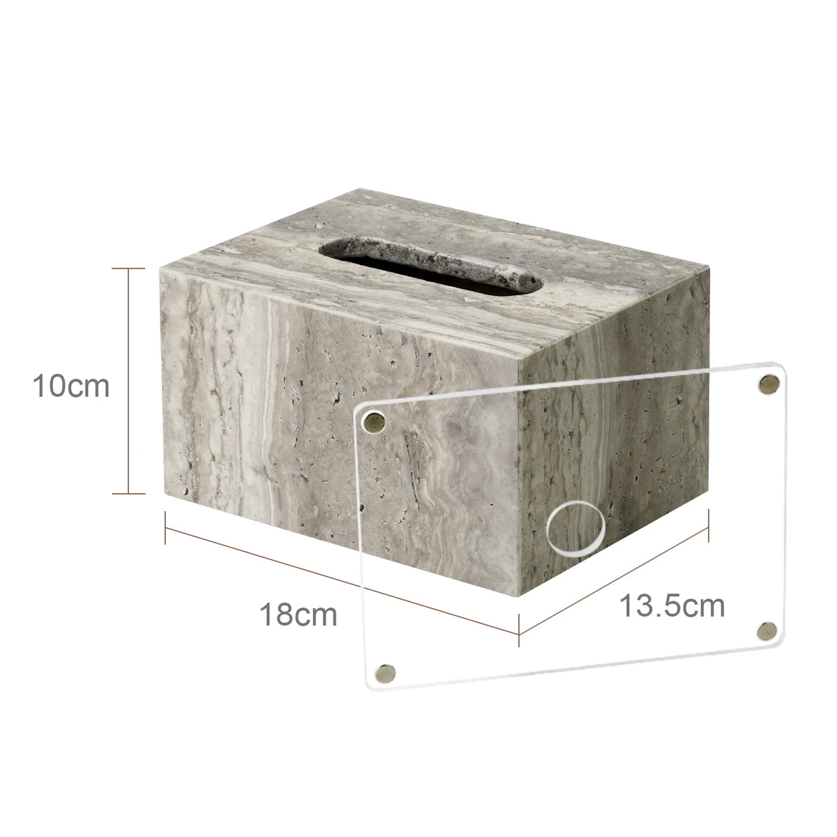 Grigio Travertino Bathroom Sets Vintage Marble Soap Holder