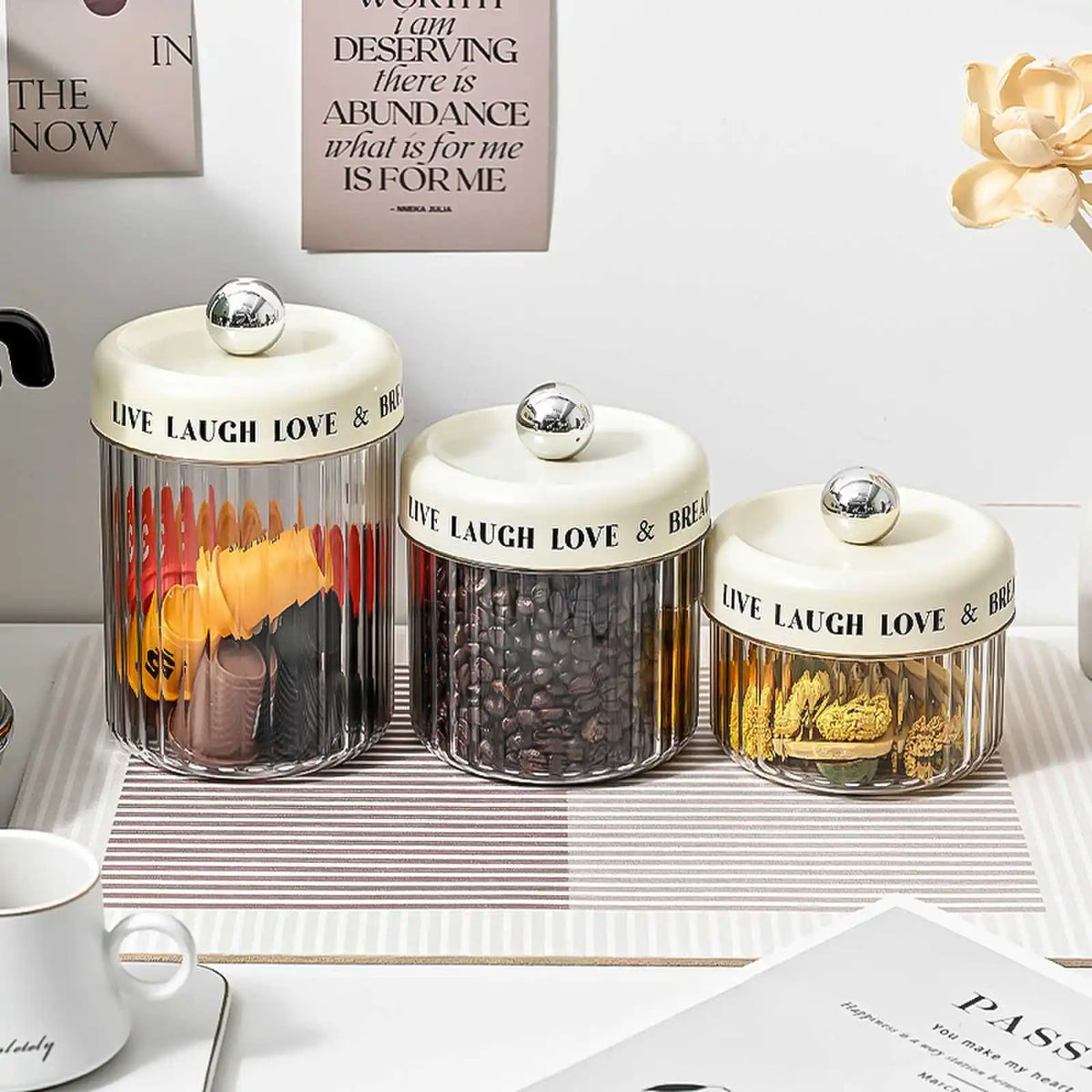 Airtight Food Storage Containers - Bpa-Free Canisters Grains/Dry