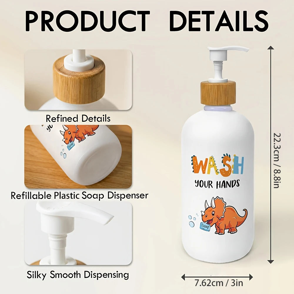 Bathroom Soap Dispenser Dinosaur Plastic Dish Soap Dispenser