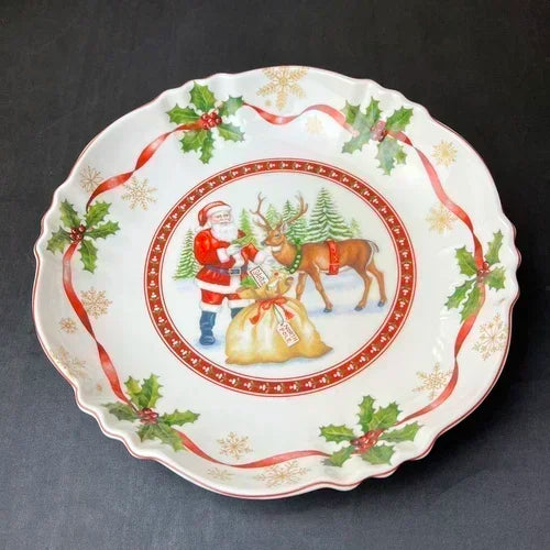 Selling German Bao Tableware Christmas European Dinner Plate