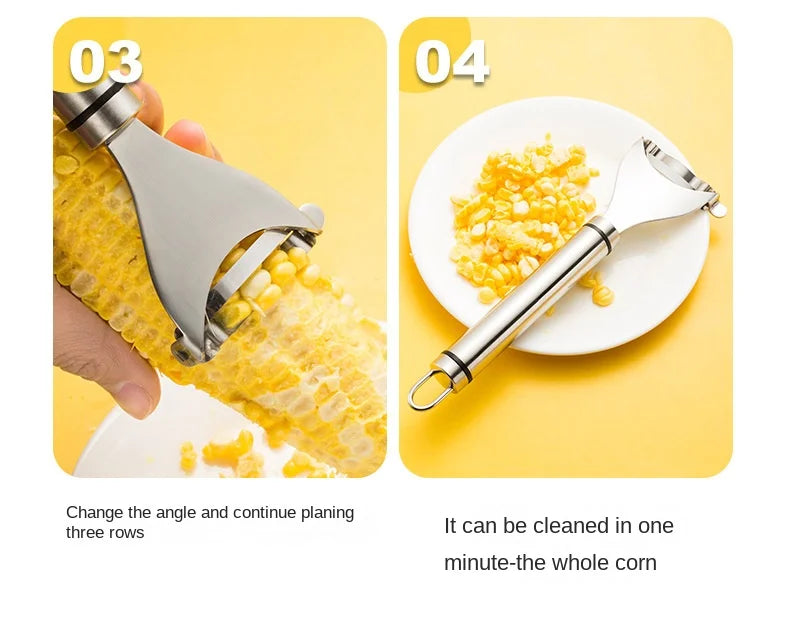 Stainless Steel Corn Stripper Peeler Cob Cutter Thresher