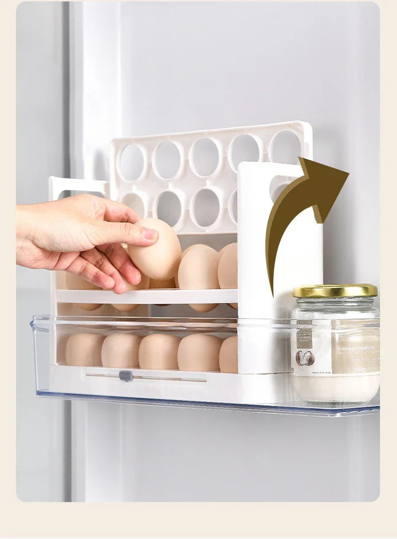 Egg Holder Refrigerator Detachable Egg Storage Organizer
