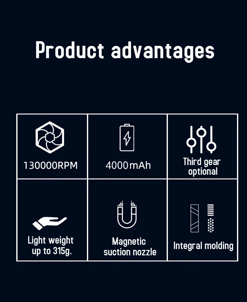 130000rpm Turbofan High Power Jet Fan Brushless Motor