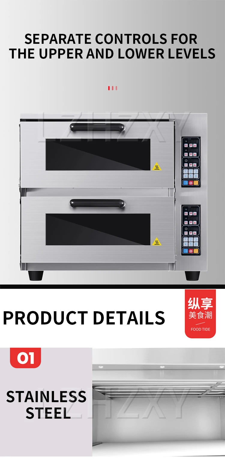 Cp03 Single-Deck Pizza Oven Computer-Controlled Temperature