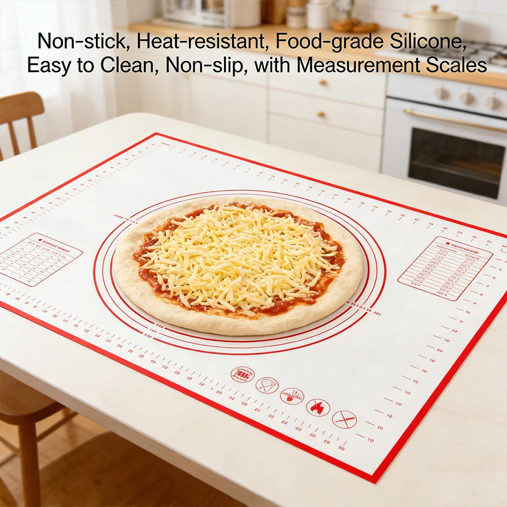 Silicone Pastry Mat Extra Thick Non Stick Baking