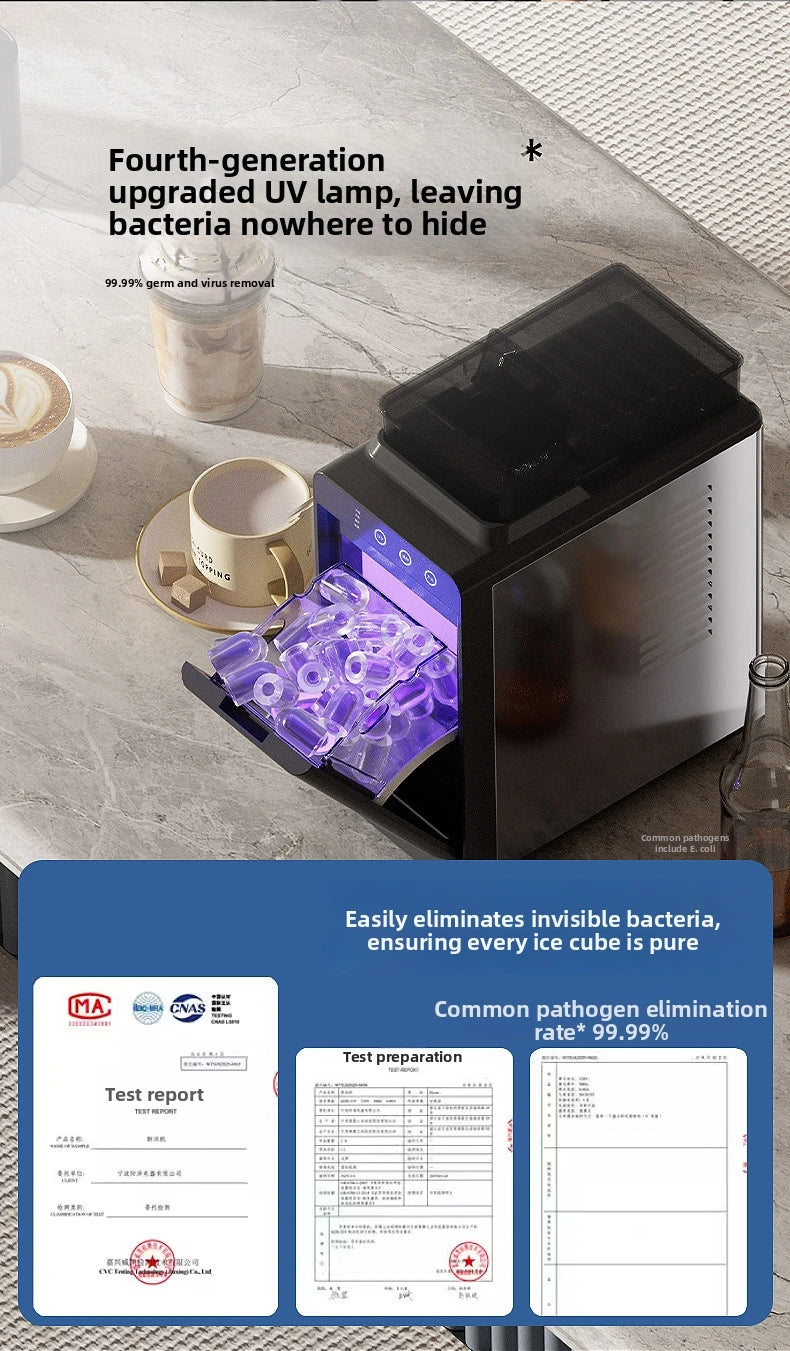 15kg Automatic Ice Maker Machine Compact Mini Dorm/Office/Home